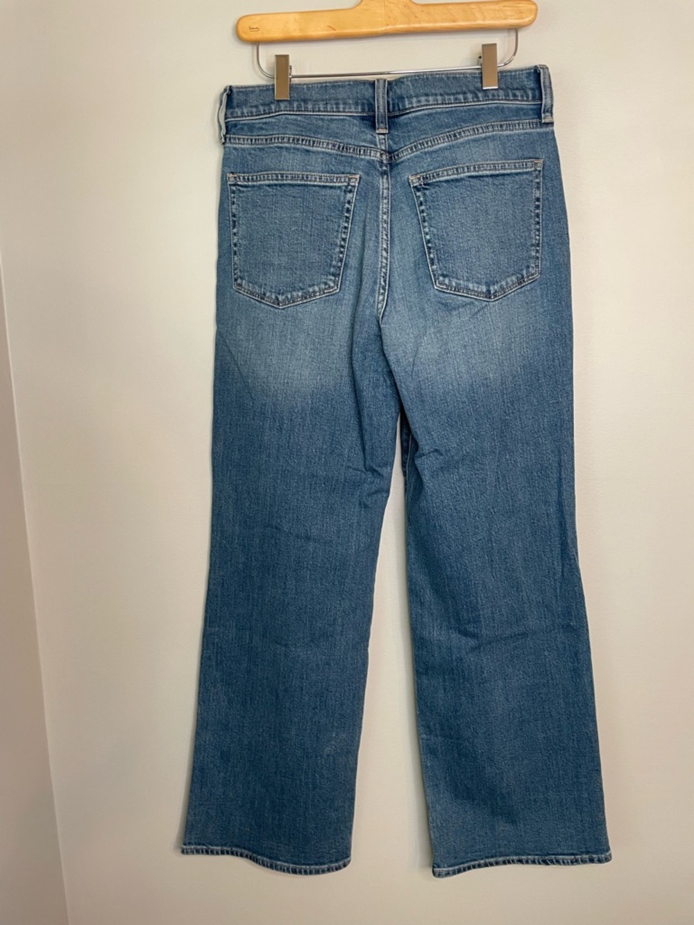 NWT J. Crew Full Length Slim Wide Leg Jeans - Picture 3 of 6